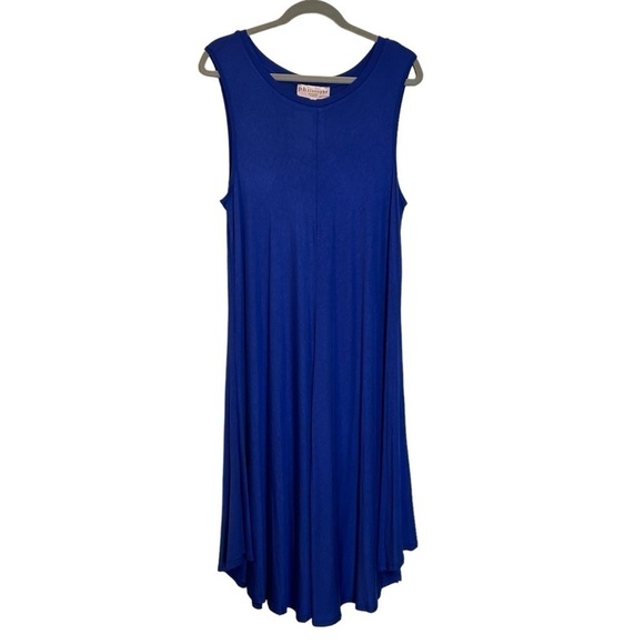 Philosophy Dresses & Skirts - Philosophy Dresses for Women Royal Blue Cut & Sew Dress with High Low Swing Hem